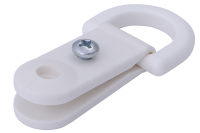 Einschlagclip mit Halbrundring, L=62,0 mm